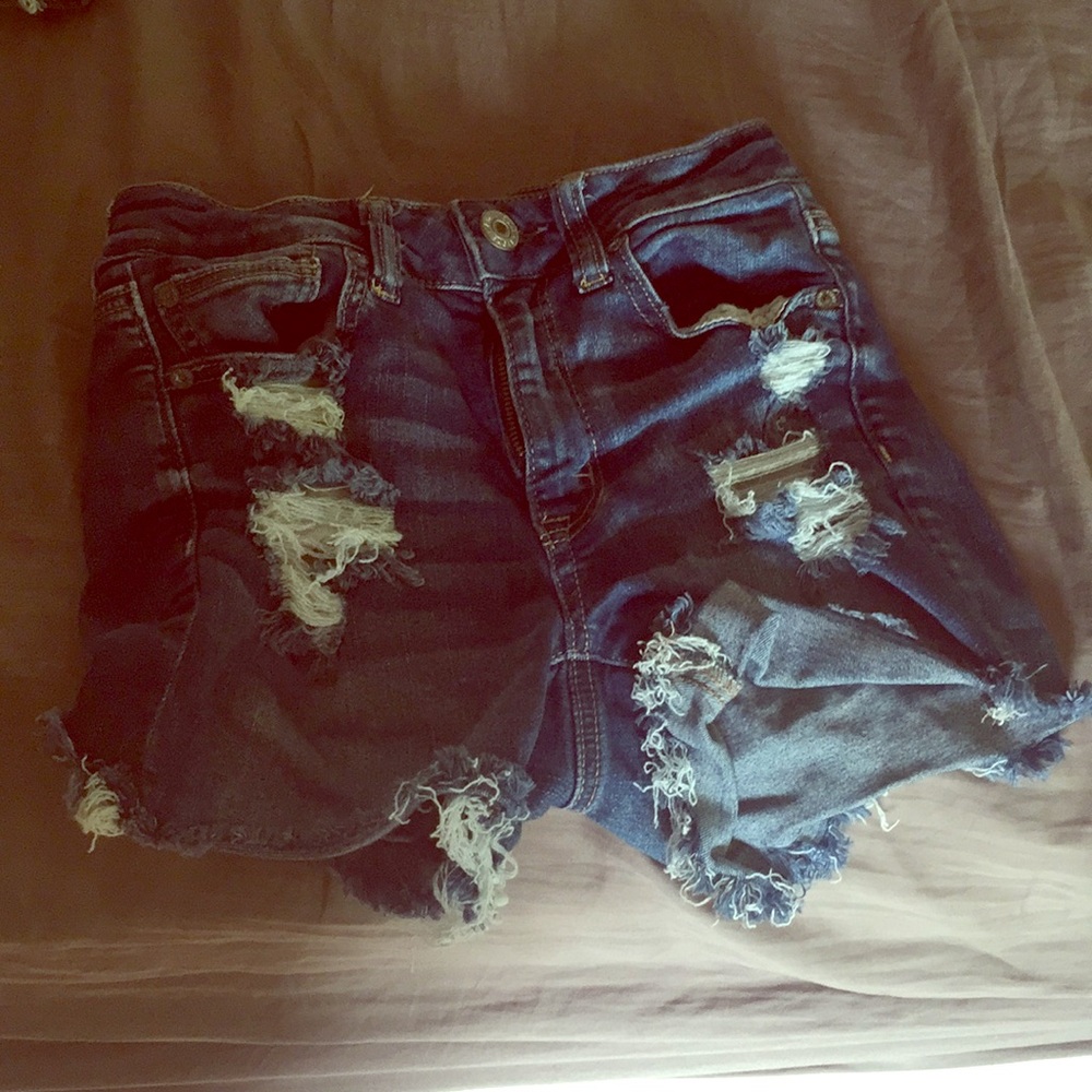 Denim shorts